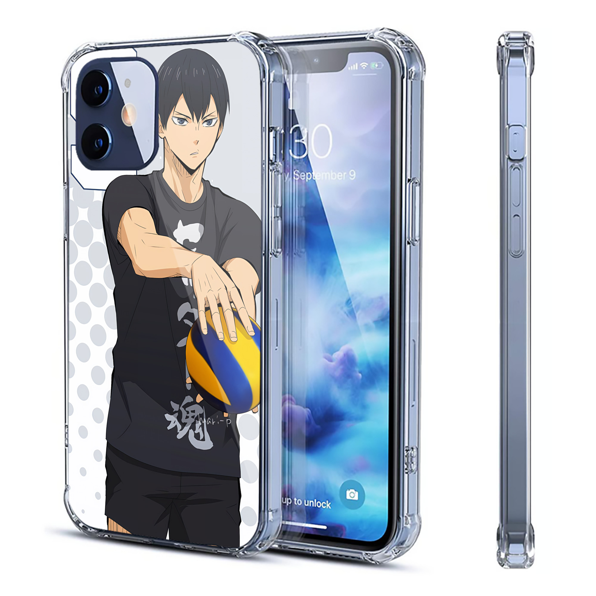 （画像用） ハイキュー!! Haikyu!! 【iPhone 12シリーズ対応】透明スマホケース（クリアソフトケース）